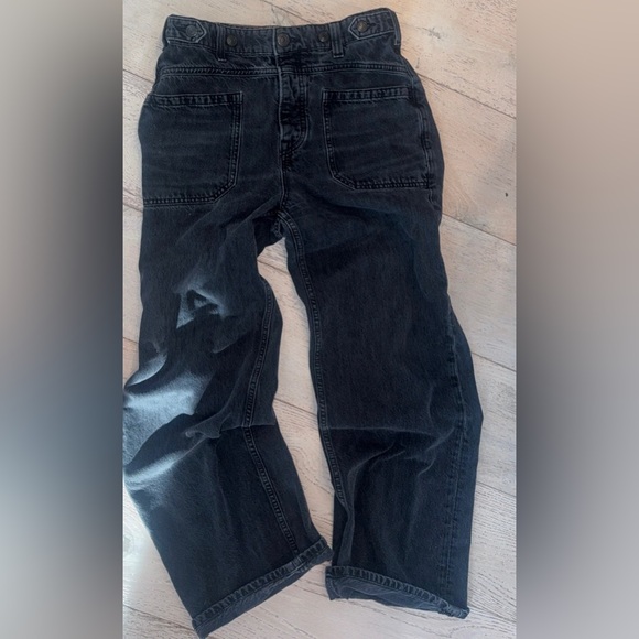 NWOT We The Free Palmer Cuffed Jeans in Outerspace Size:27 - Picture 5 of 9